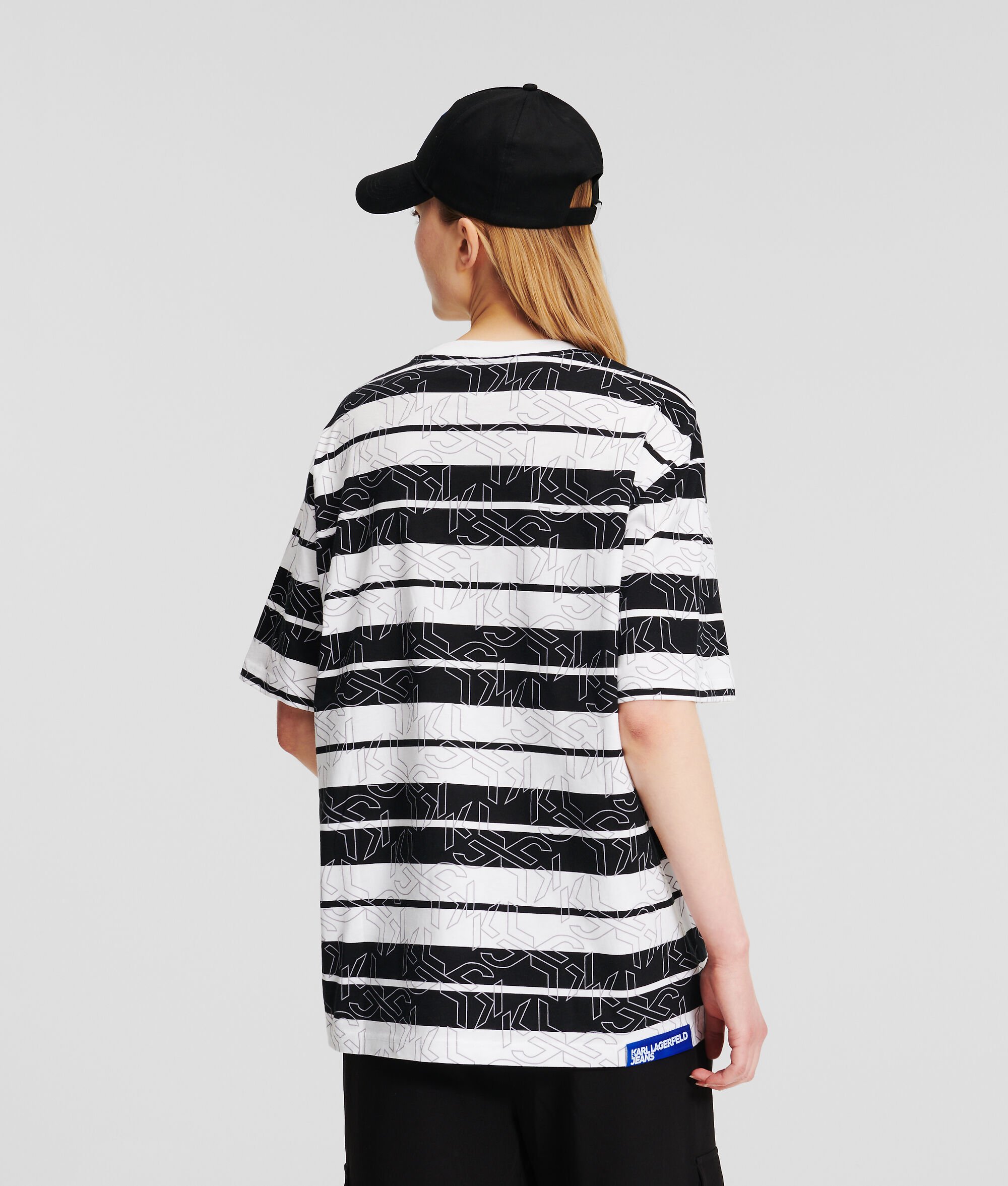 (image for) Tailored KLJ MONOGRAM STRIPE T-SHIRT